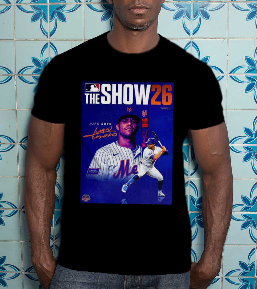 The Show 26 Juan Soto Mets Signature Edition MLB T-Shirt