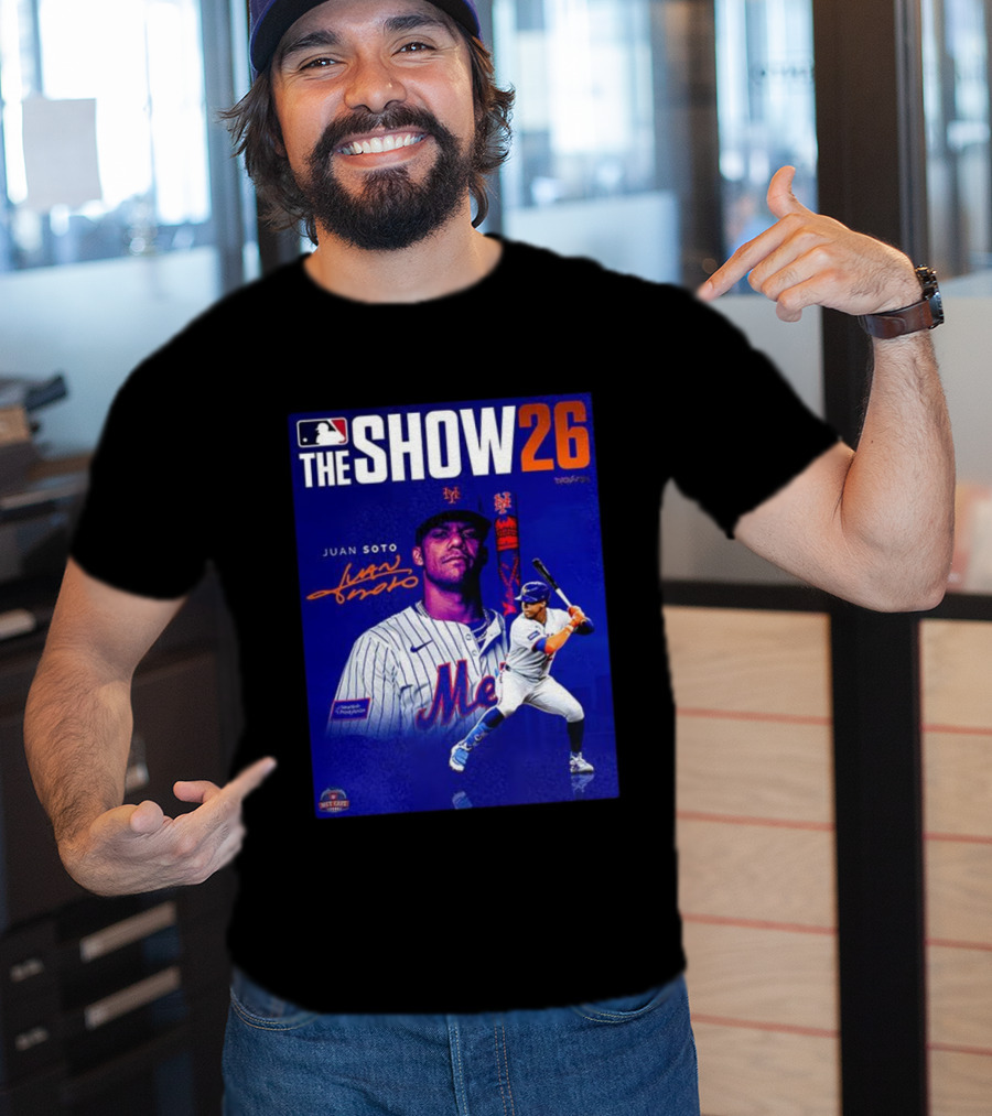 The Show 26 Juan Soto Mets Signature Edition MLB T-Shirt