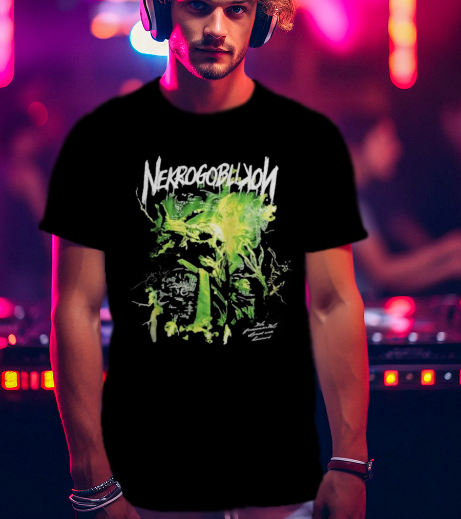 Nekrogoblikon Lightning The Fundamental Slimes And Humours Goblin Art T-Shirt
