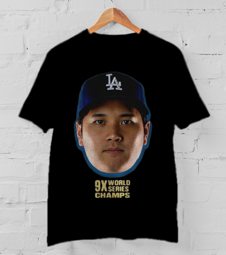 Shohei Ohtani Los Angeles Dodgers 9X World Series Champs 2025 T-Shirt