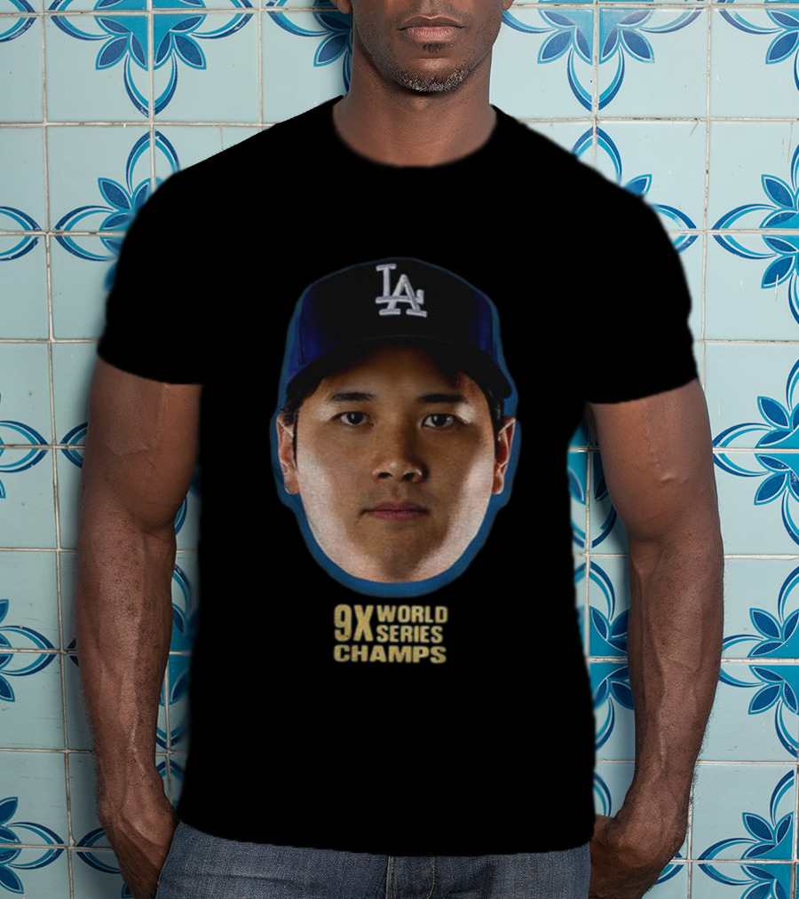 Shohei Ohtani Los Angeles Dodgers 9X World Series Champs 2025 T-Shirt