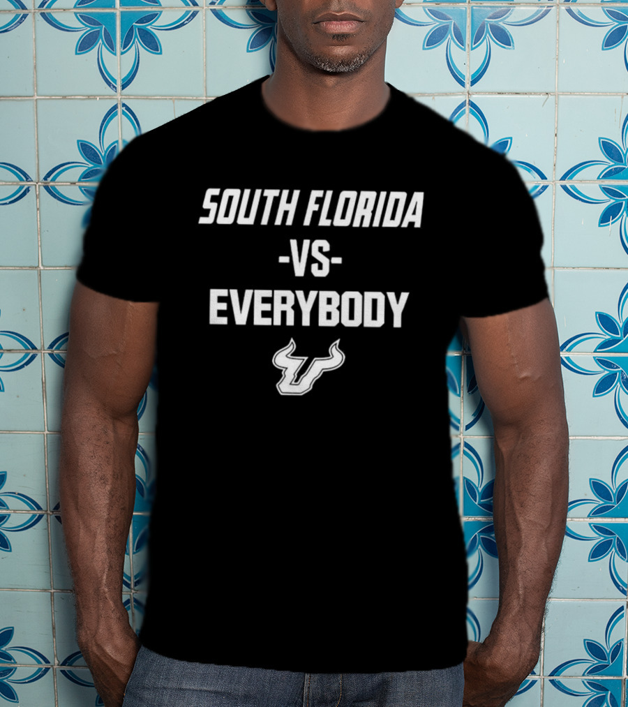 South Florida Bulls Vs Everybody Bulls Symbol T-Shirt