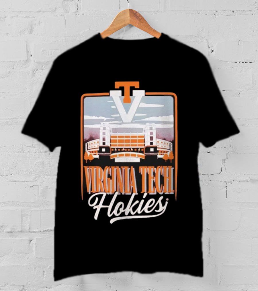 Virginia Tech Hokies Lane Stadium VT Travis Field Tailgate Football Atmosphere T-Shirt