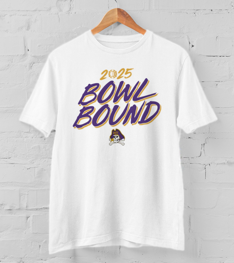 2025 Bowl Bound East Carolina University ECU Pirates T-Shirt