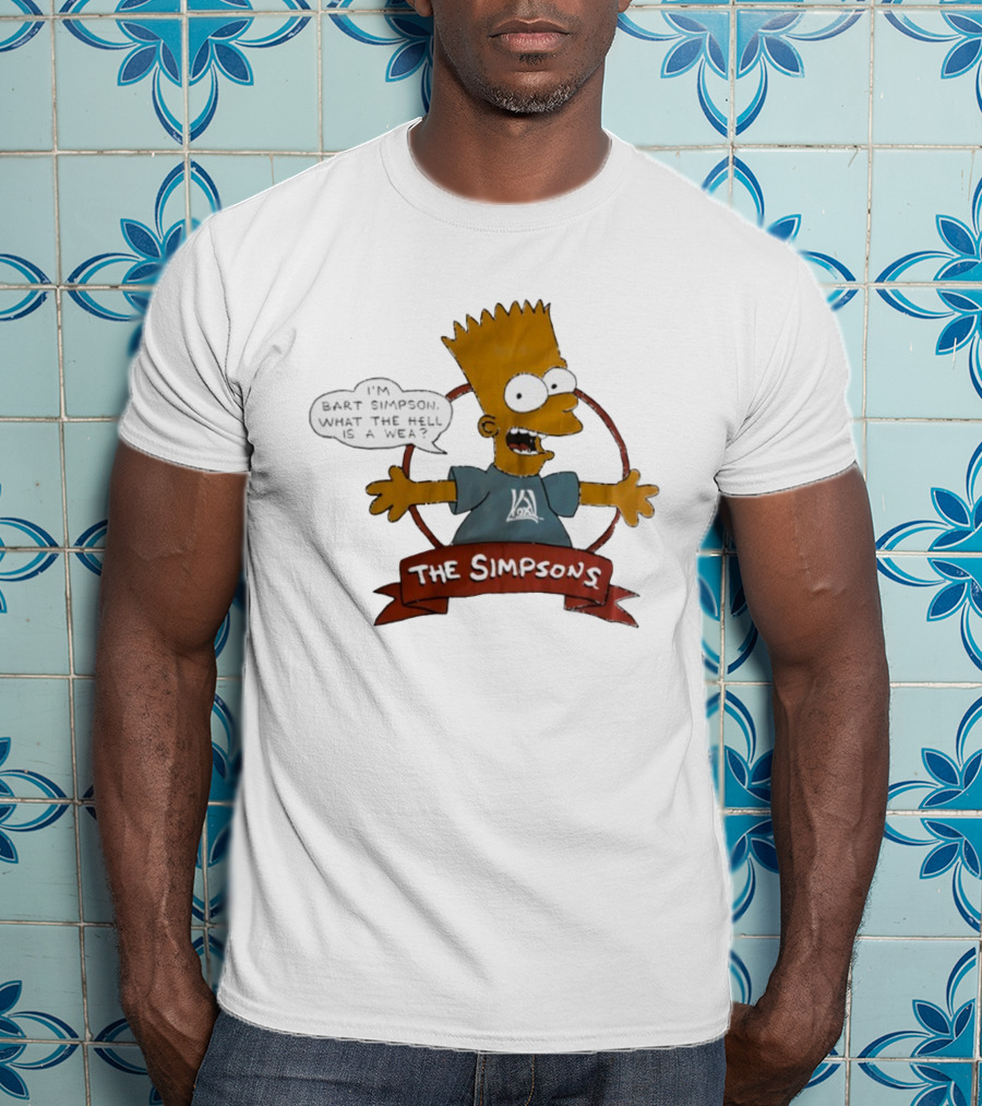 The Simpsons Bart Simpson What The Hell Is A Wea T-Shirt