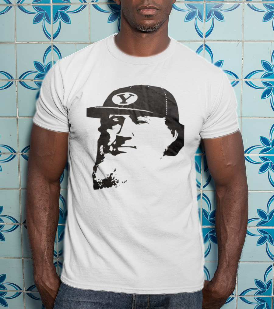 Flat Brim Brigham Young University Y Cougars Hat T-Shirt