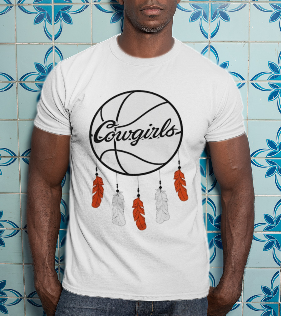 Oklahoma State Cowgirls Basketball Dreamcatcher Feathers T-Shirt
