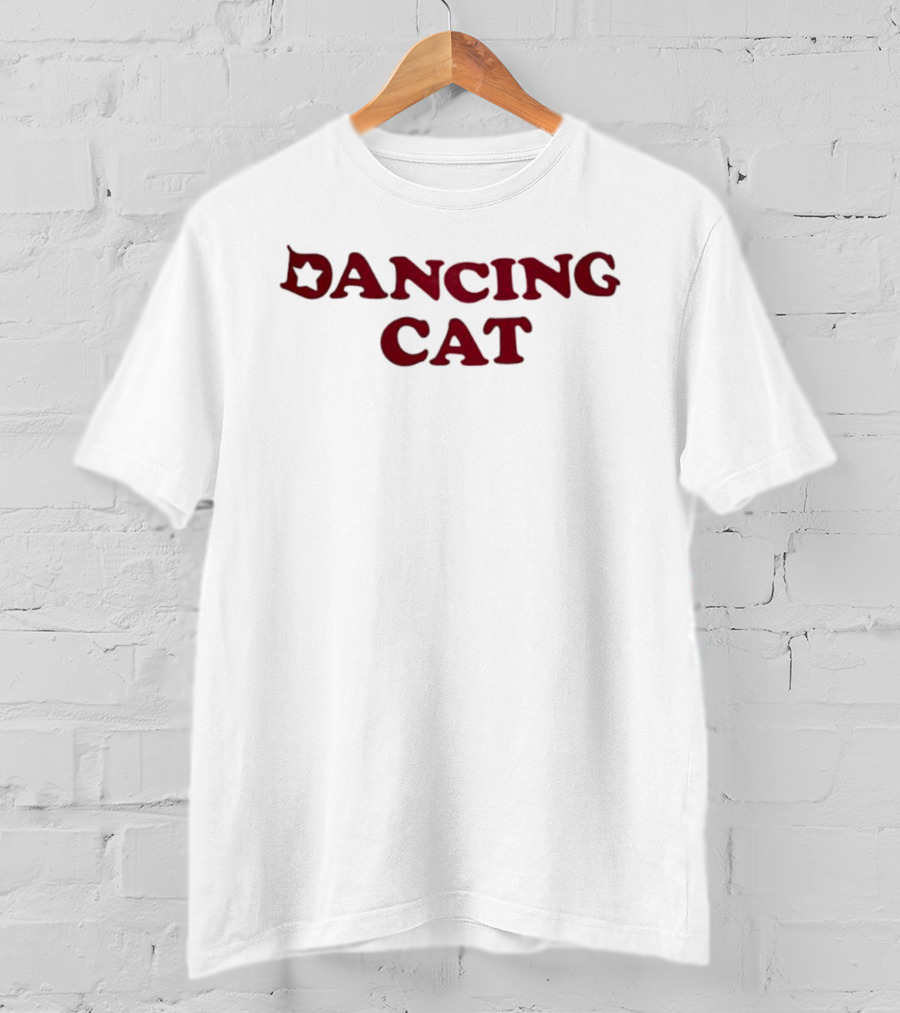 Dancing Cat Star Theme T-Shirt