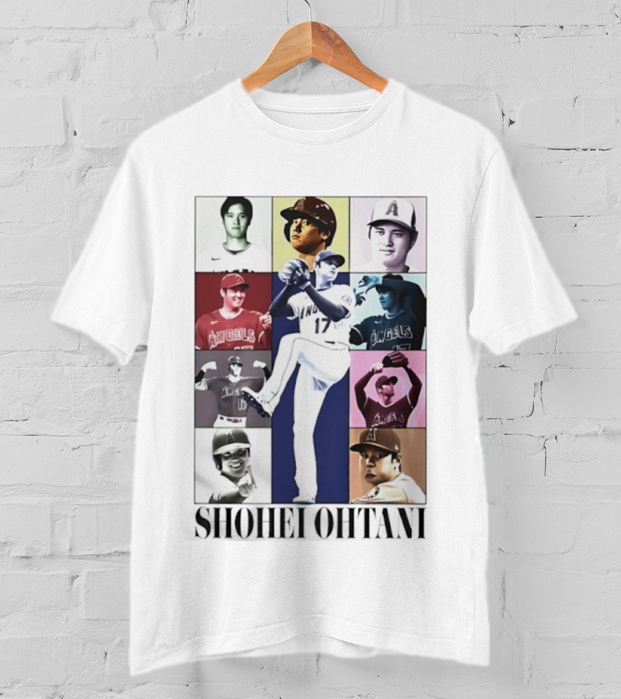 Shohei Ohtani Angels Era Tour Pitching Moments T-Shirt