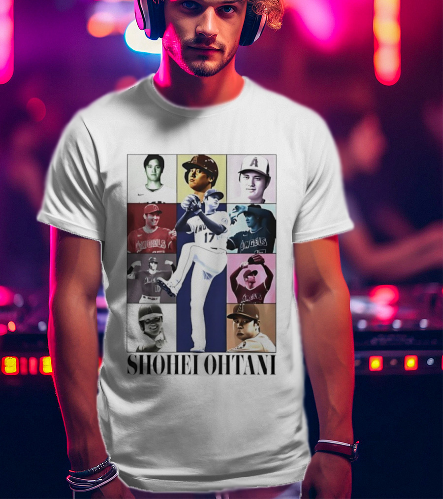Shohei Ohtani Angels Era Tour Pitching Moments T-Shirt