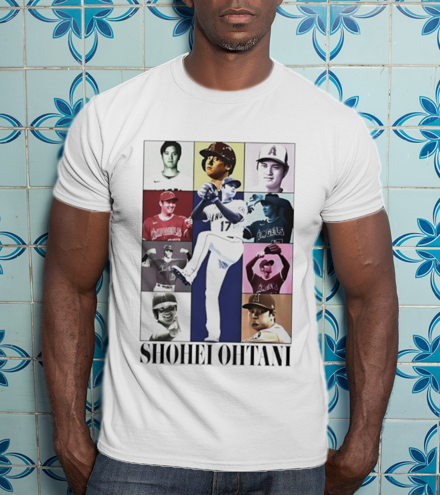 Shohei Ohtani Angels Era Tour Pitching Moments T-Shirt