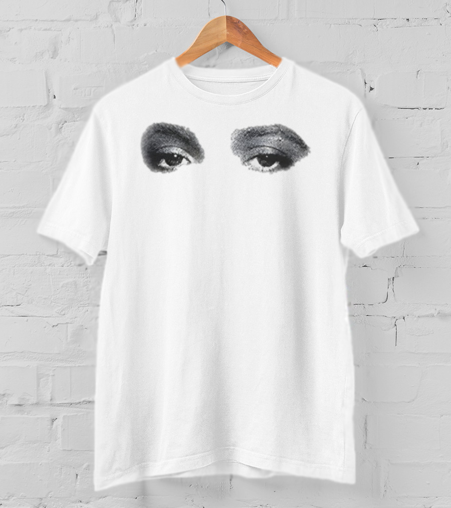 Young Miko DND Eyes Black And White Design T-Shirt
