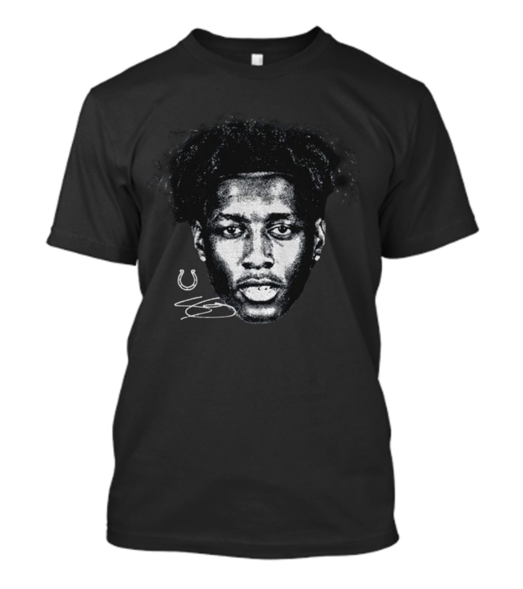 Sauce Gardner Indianapolis Colts Signature Face Art T-Shirt
