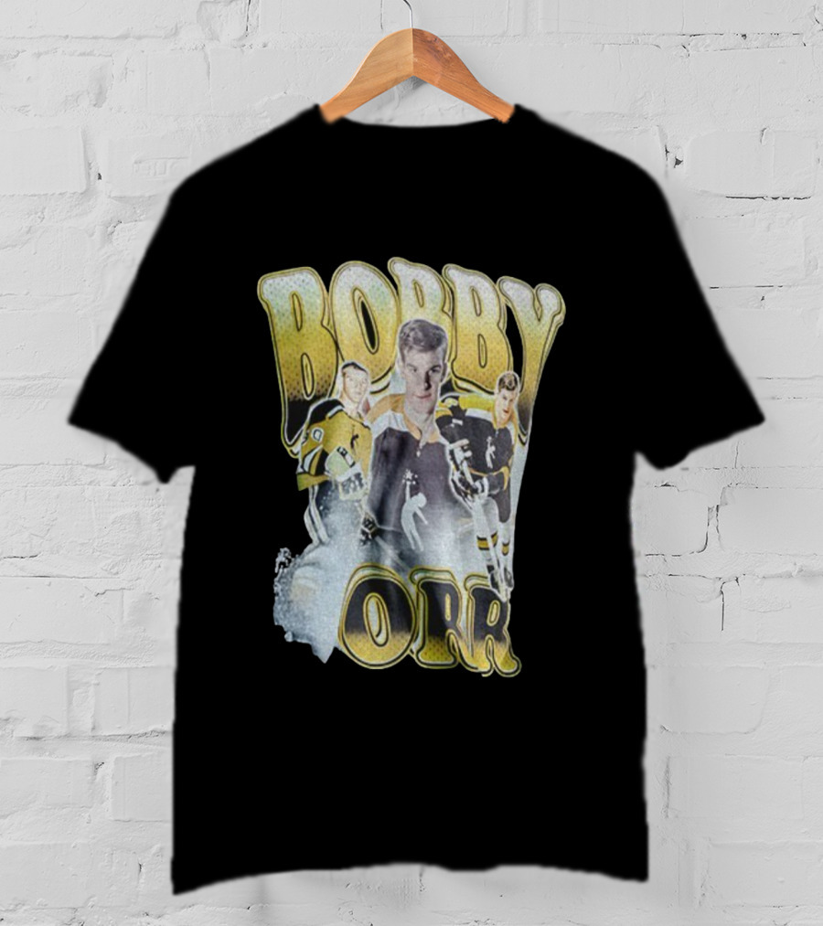 Bobby Orr Boston Bruins Hockey NHL Legends Stanley Cup Dreamathon T-Shirt