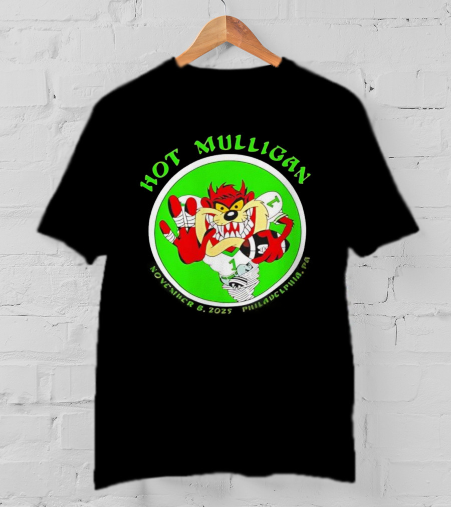Hot Mulligan The Fillmore Philadelphia Nov 8th 2025 Looney Tunes Character T-Shirt