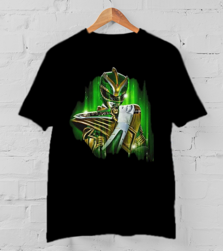 Mighty Morphin Green Power Ranger With Dragon Dagger T-Shirt