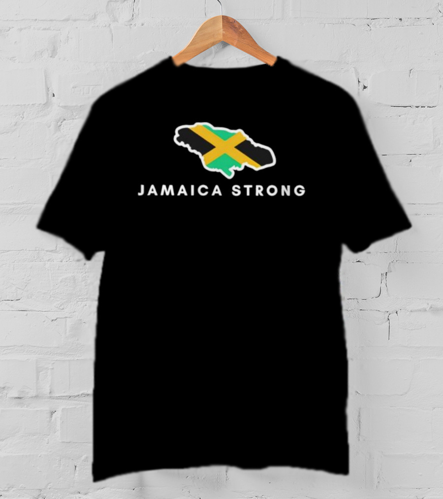 Jamaica Strong Island Flag Resilience T-Shirt