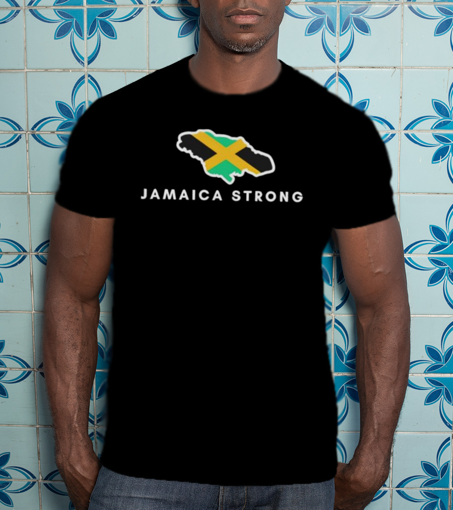 Jamaica Strong Island Flag Resilience T-Shirt
