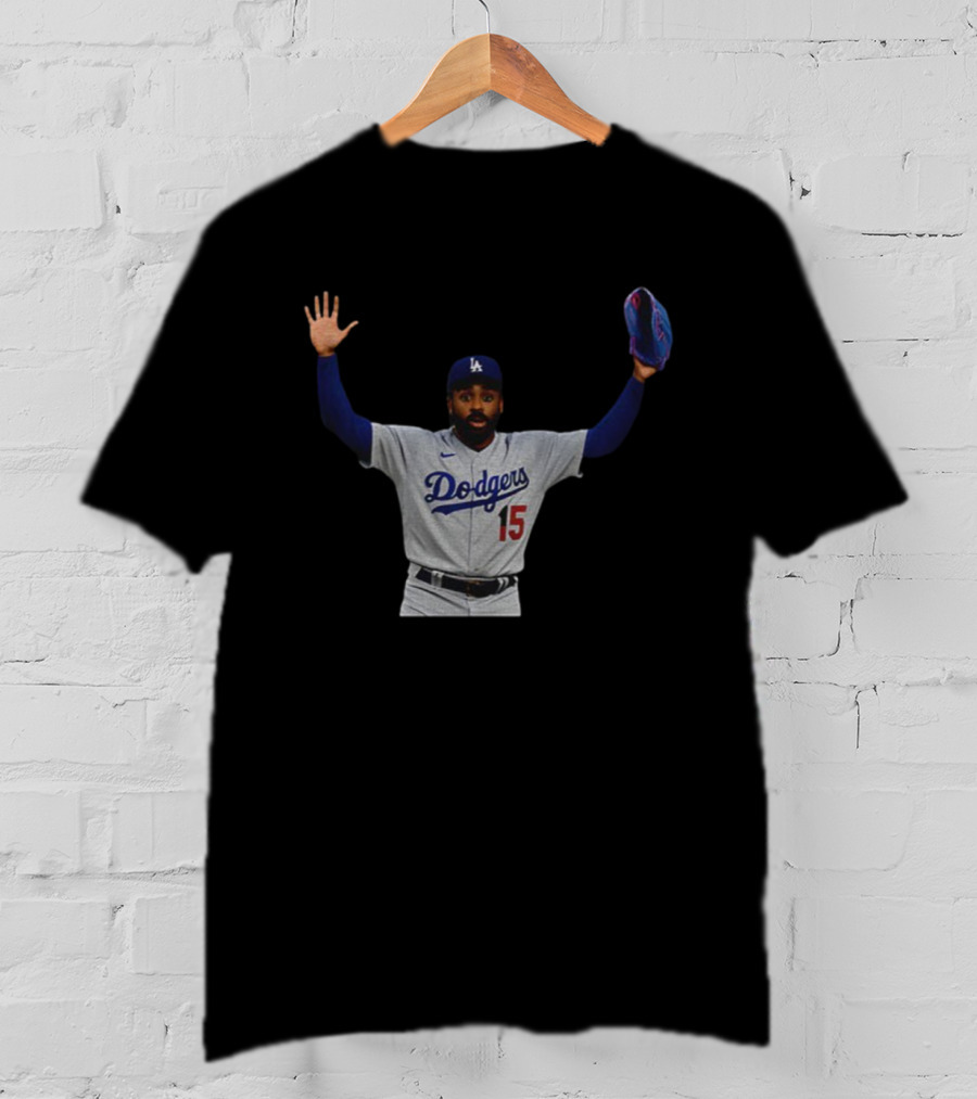 Los Angeles Dodgers Justin Dean 15 MLB World Series 2025 T-Shirt