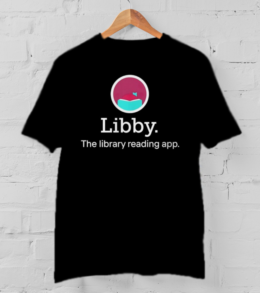Libby The Library Reading App Book Logo T-Shirt