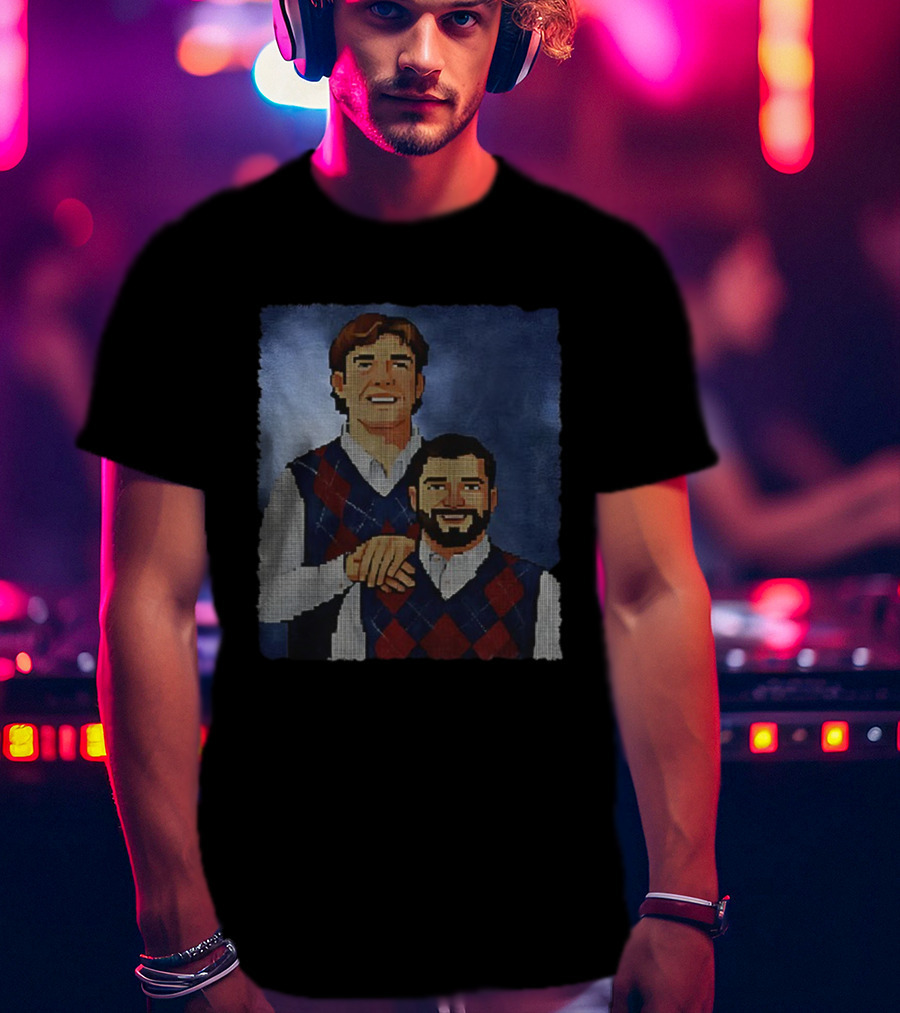 Jaxson Dart Cam Skattebo Vintage New York Football Step Brothers Style T-Shirt