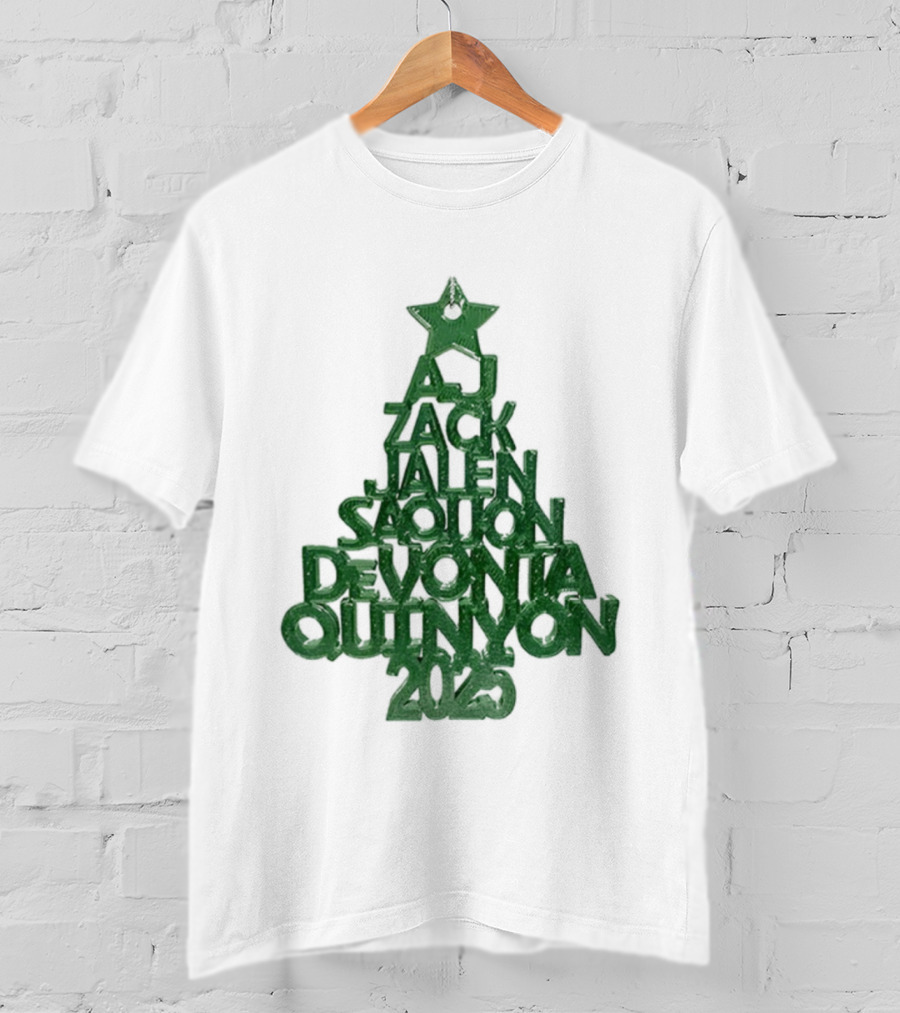 Philadelphia Eagles Christmas Star Jalen DeVonta 2025 T-Shirt