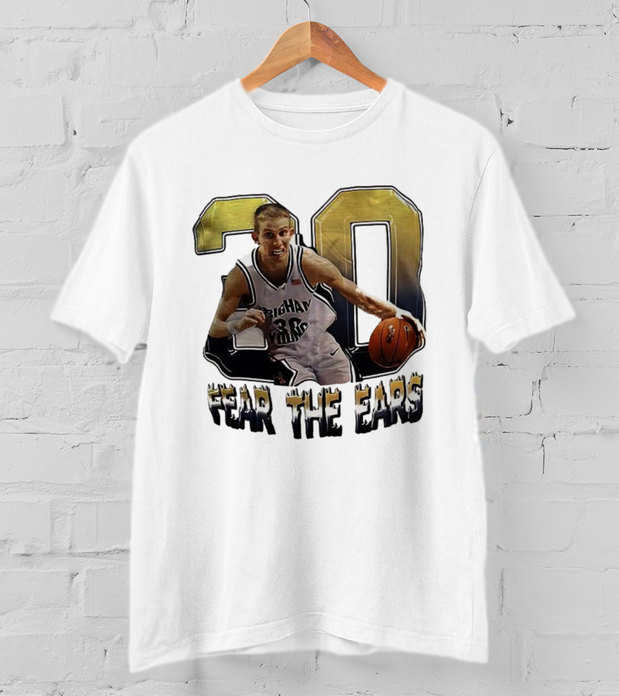 Brigham Young Basketball Fear The Ears 30 T-Shirt