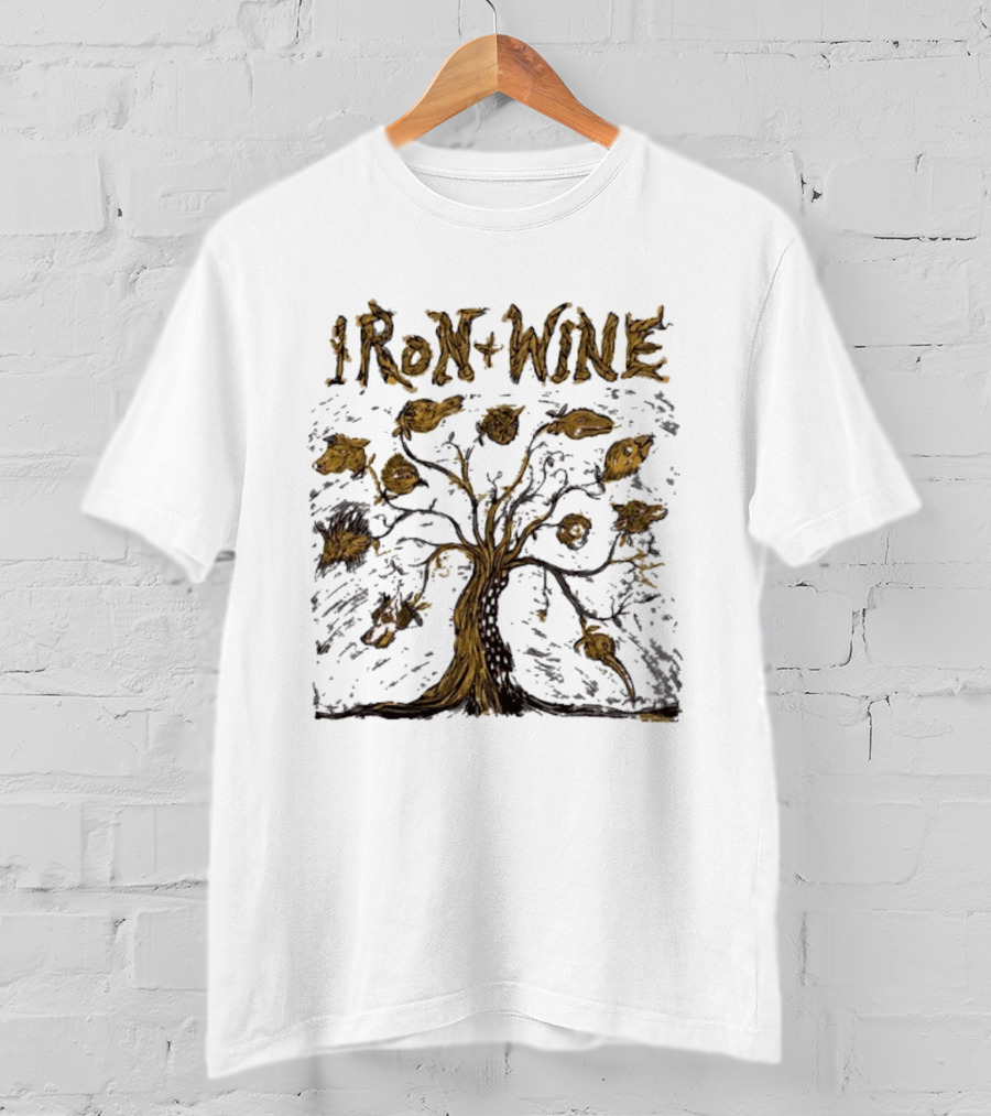Iron And Wine Tree Branches And Birds T-Shirt