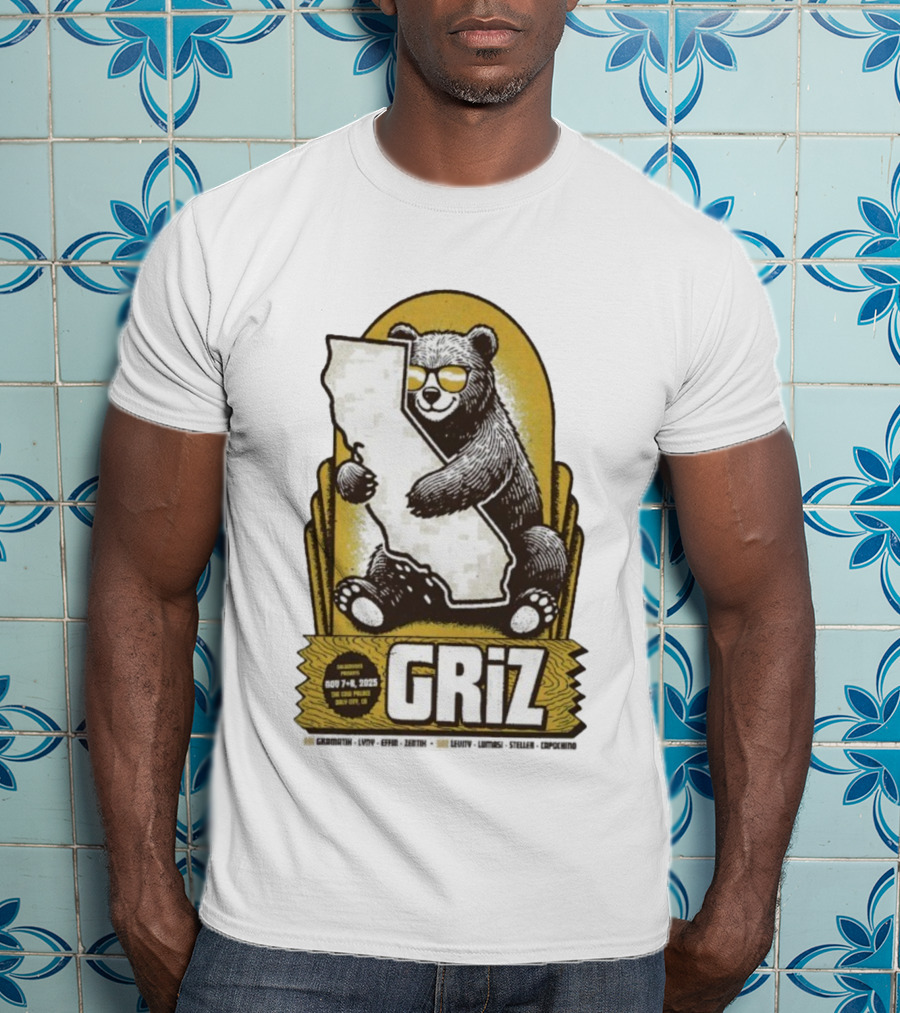 GRiZ November 7-8 2025 The Fox Theater Oakland California Bear T-Shirt