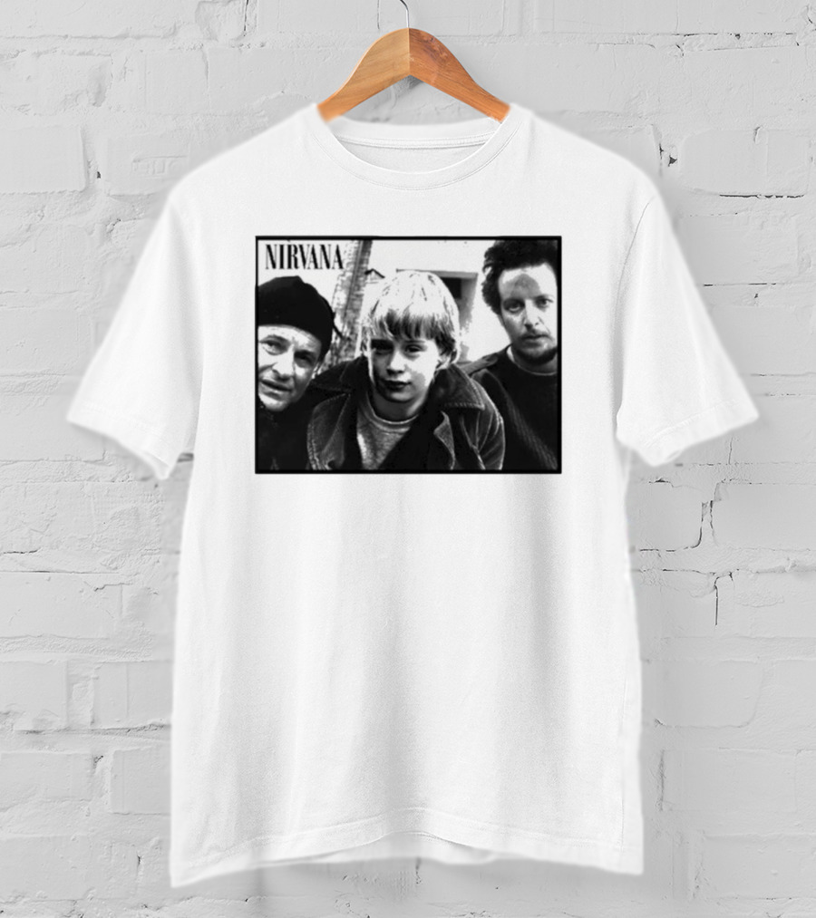 Nirvana Meets Home Alone Mashup Holiday Edition T-Shirt