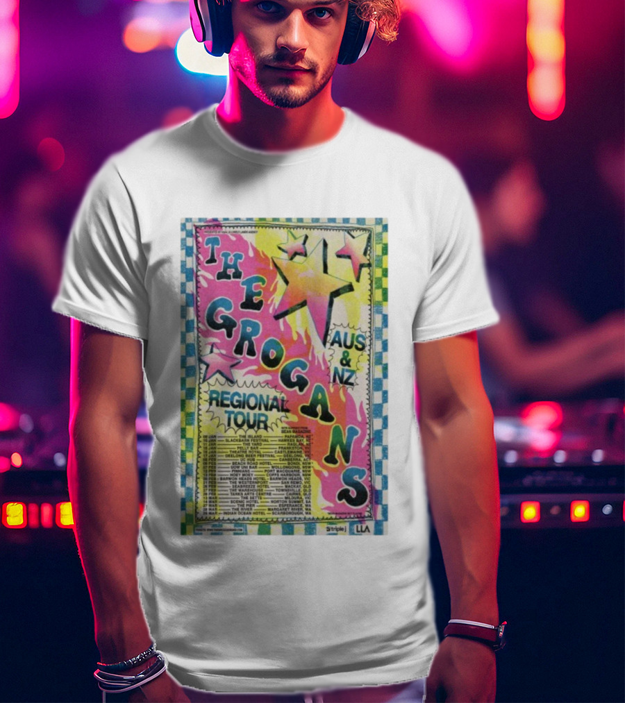 The Grogans AUS NZ Regional Tour Triple J 2026 T-Shirt