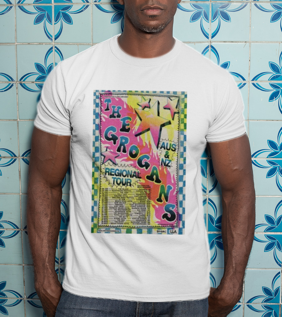 The Grogans AUS NZ Regional Tour Triple J 2026 T-Shirt