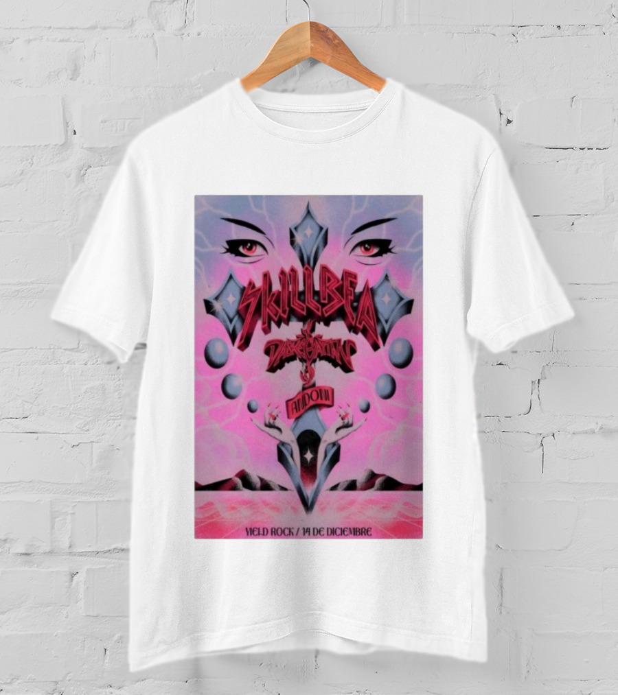 Skillbea Dark Satanic Andow Yield Rock 14 De Diciembre T-Shirt