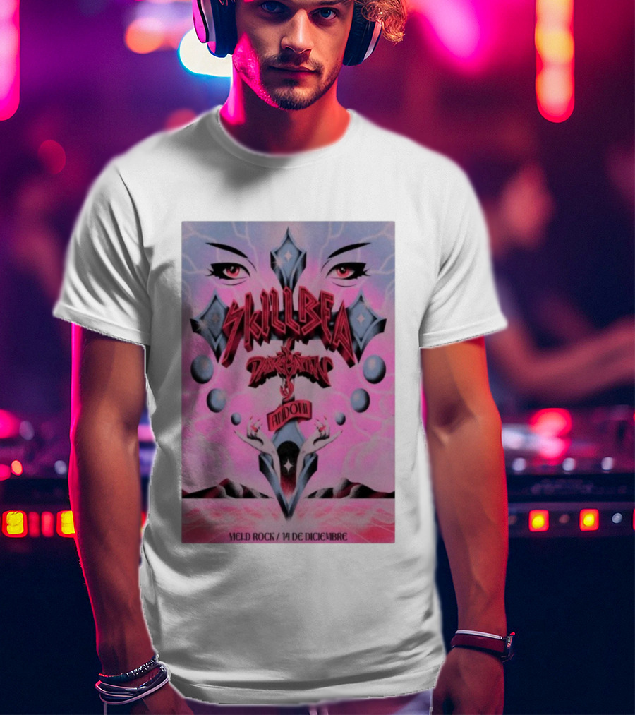 Skillbea Dark Satanic Andow Yield Rock 14 De Diciembre T-Shirt