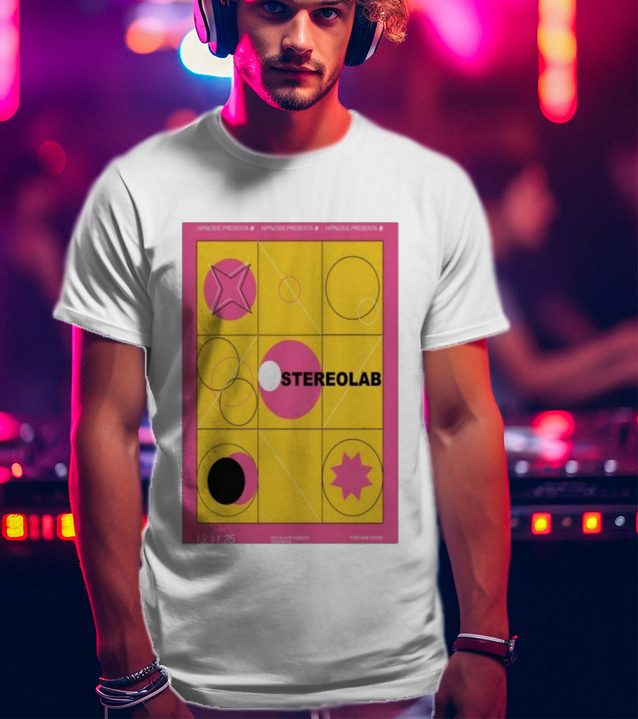 Hypnosis Presenta Stereolab Mexico 13.11.25 Foro Indie Rocks Escuela De Aviacion T-Shirt