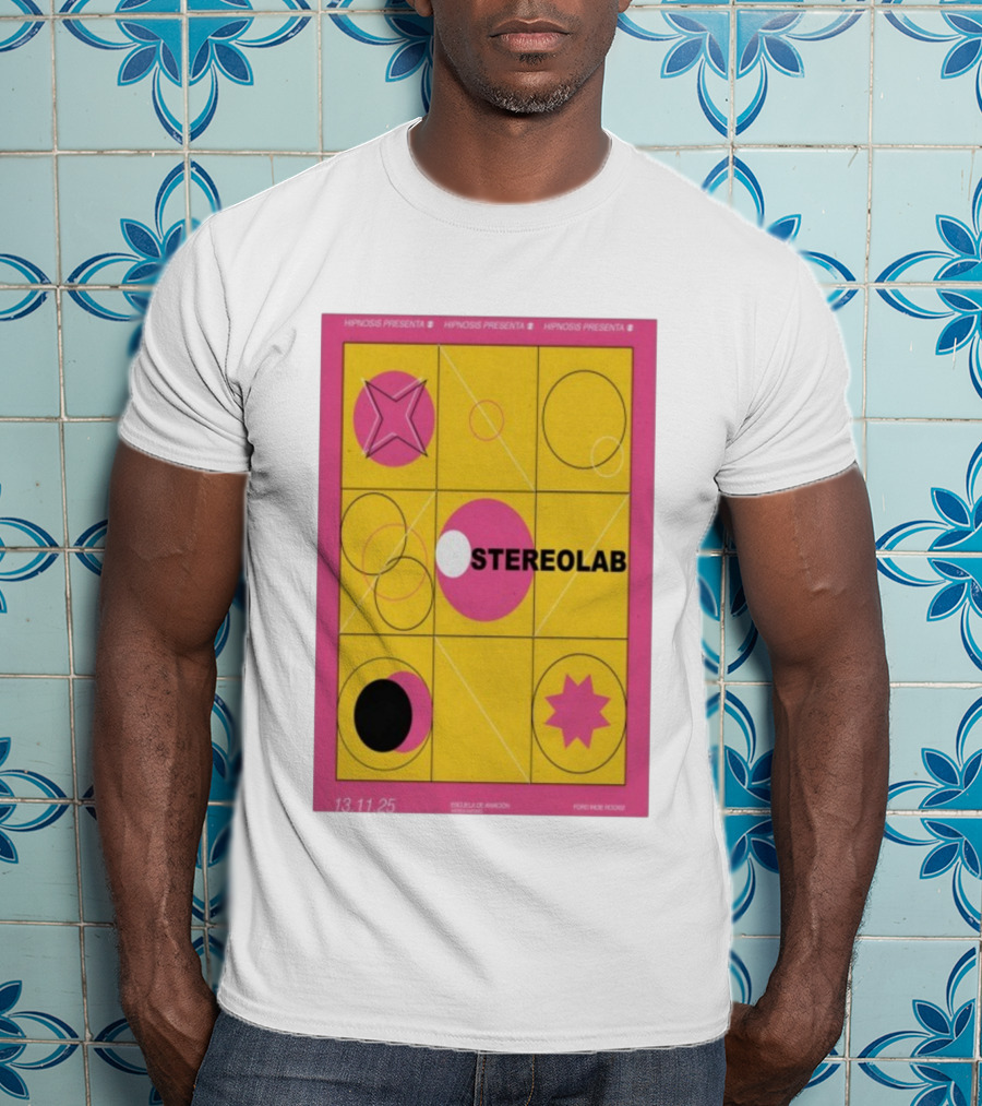 Hypnosis Presenta Stereolab Mexico 13.11.25 Foro Indie Rocks Escuela De Aviacion T-Shirt