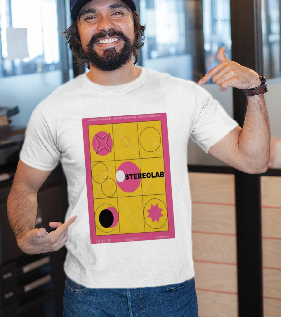 Hypnosis Presenta Stereolab Mexico 13.11.25 Foro Indie Rocks Escuela De Aviacion T-Shirt