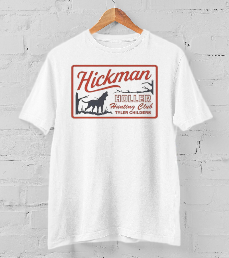 Hickman Holler Hunting Club Tyler Childers Wolf Trees T-Shirt
