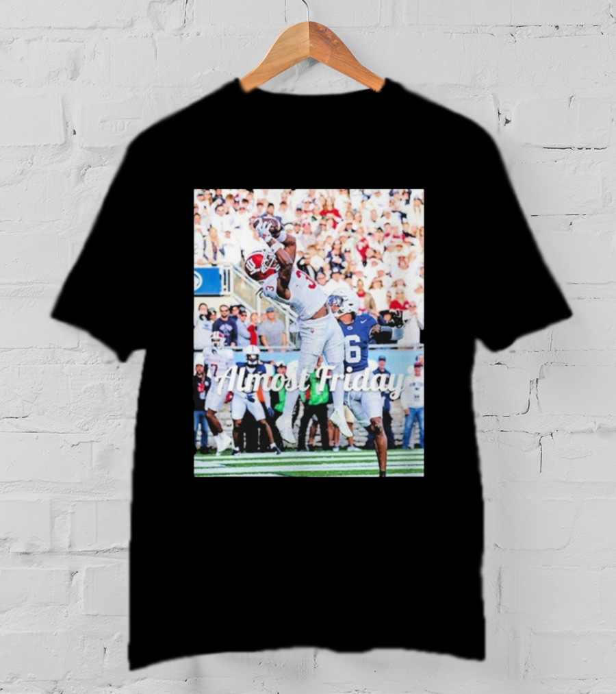 Almost Friday Indiana Hoosiers Football Catch Stadium Crowd T-Shirt