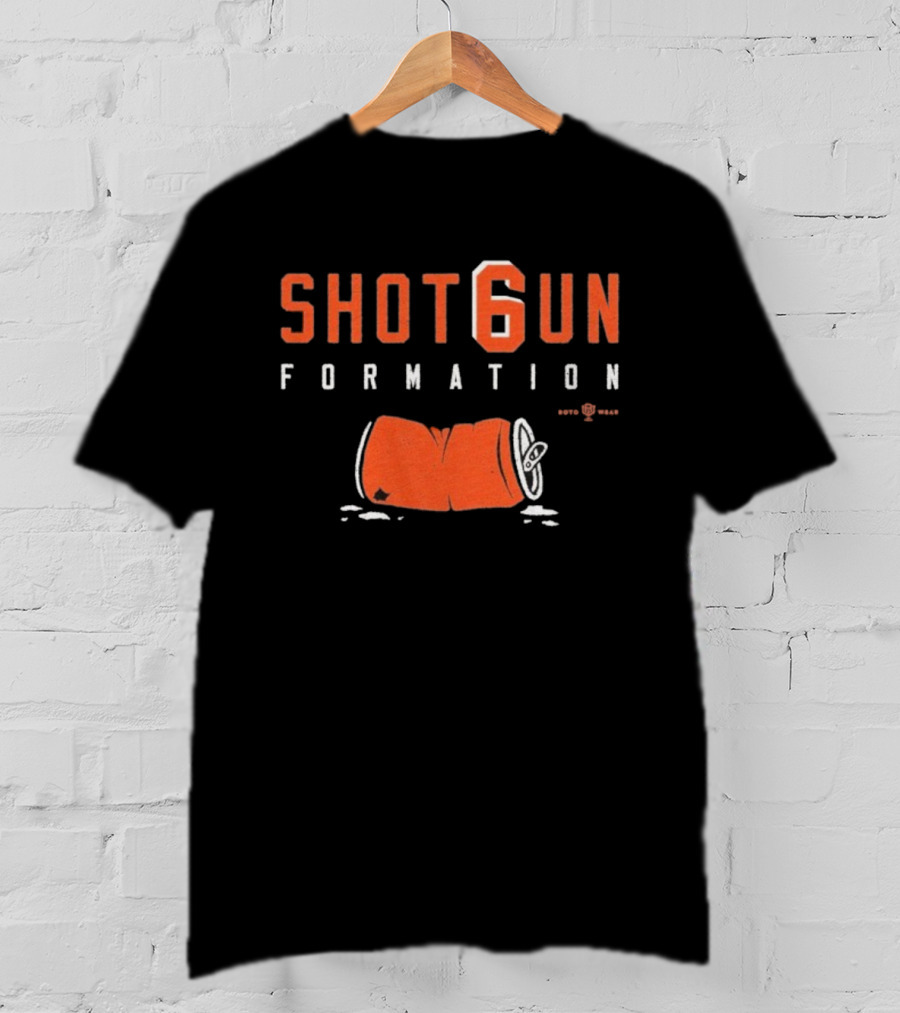SHOTGUN FORMATION 6 CLEVELAND BROWNS T-Shirt