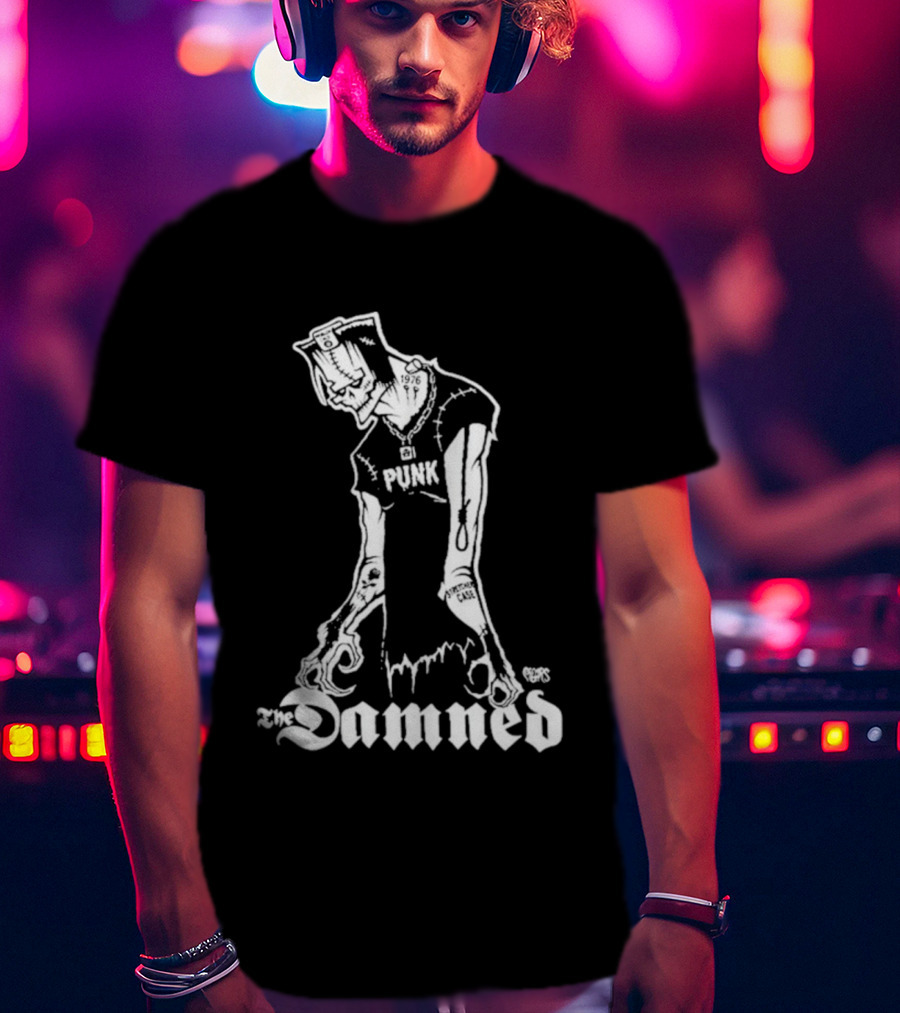 Duff McKagan Punk The Damned Stage Worn Iconic Style T-Shirt