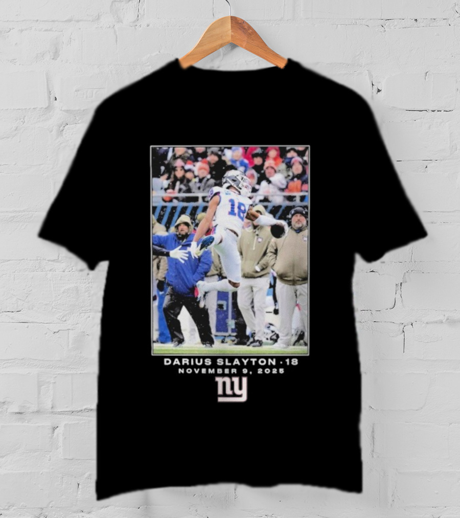 Darius Slayton New York Giants NFL Week 10 November 9 2025 T-Shirt