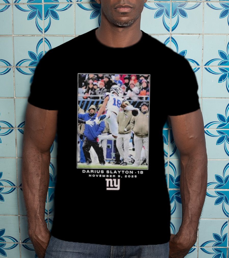 Darius Slayton New York Giants NFL Week 10 November 9 2025 T-Shirt