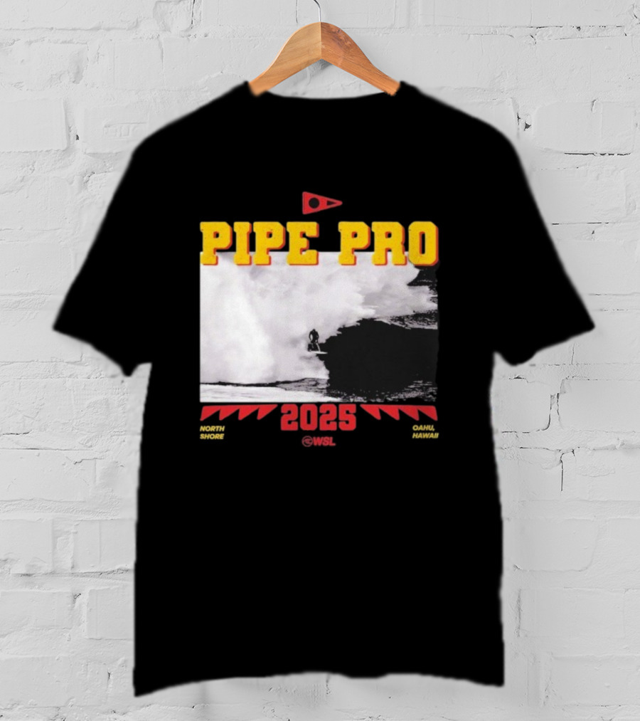 Florence Marine X Pipe Pro 2025 North Shore Oahu Hawaii WSL T-Shirt
