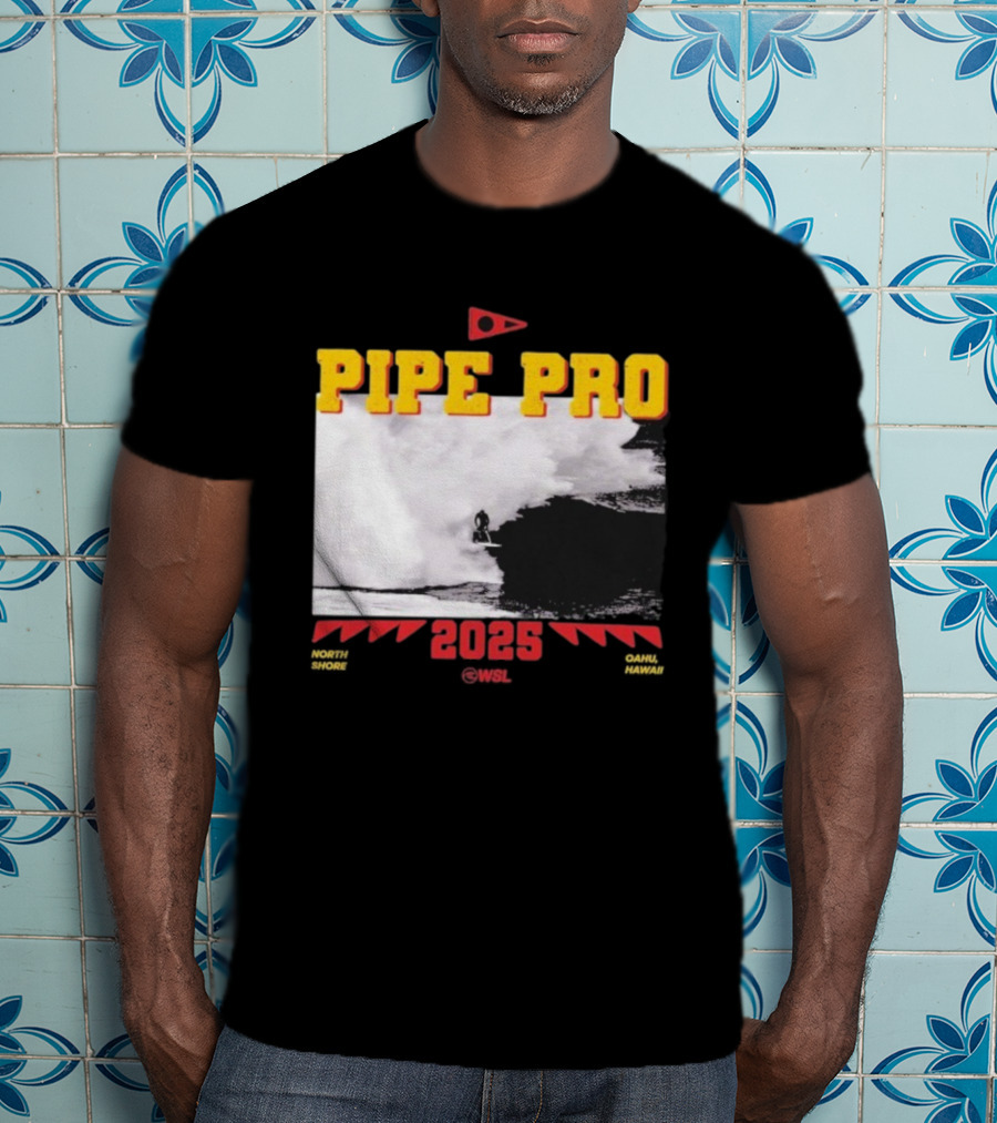 Florence Marine X Pipe Pro 2025 North Shore Oahu Hawaii WSL T-Shirt