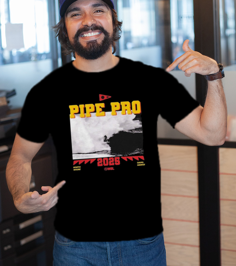 Florence Marine X Pipe Pro 2025 North Shore Oahu Hawaii WSL T-Shirt