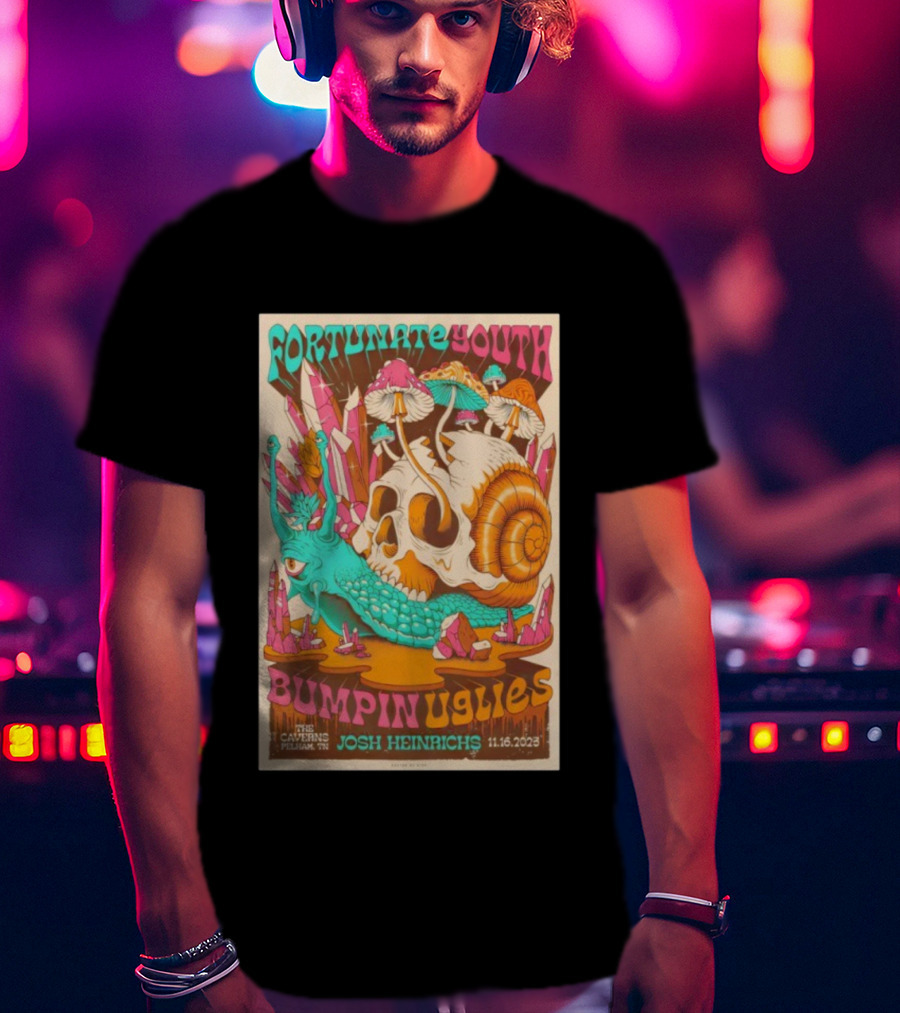 Fortunate Youth Bumpin Uglies Josh Heinrichs The Caverns Pelham TN 11.16.2023 Art T-Shirt