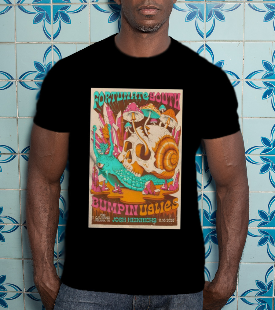 Fortunate Youth Bumpin Uglies Josh Heinrichs The Caverns Pelham TN 11.16.2023 Art T-Shirt
