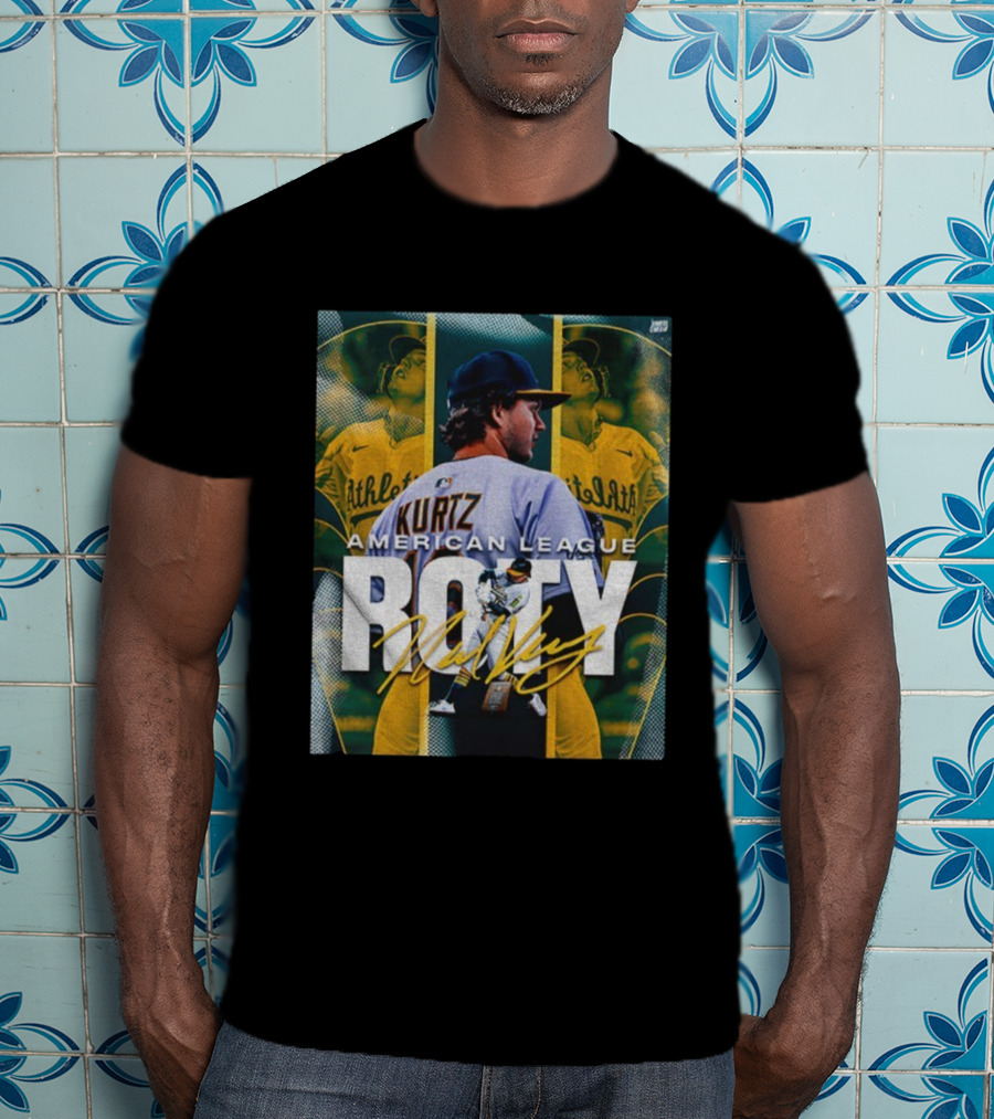 Kurtz American League ROTY Athletics Signature T-Shirt