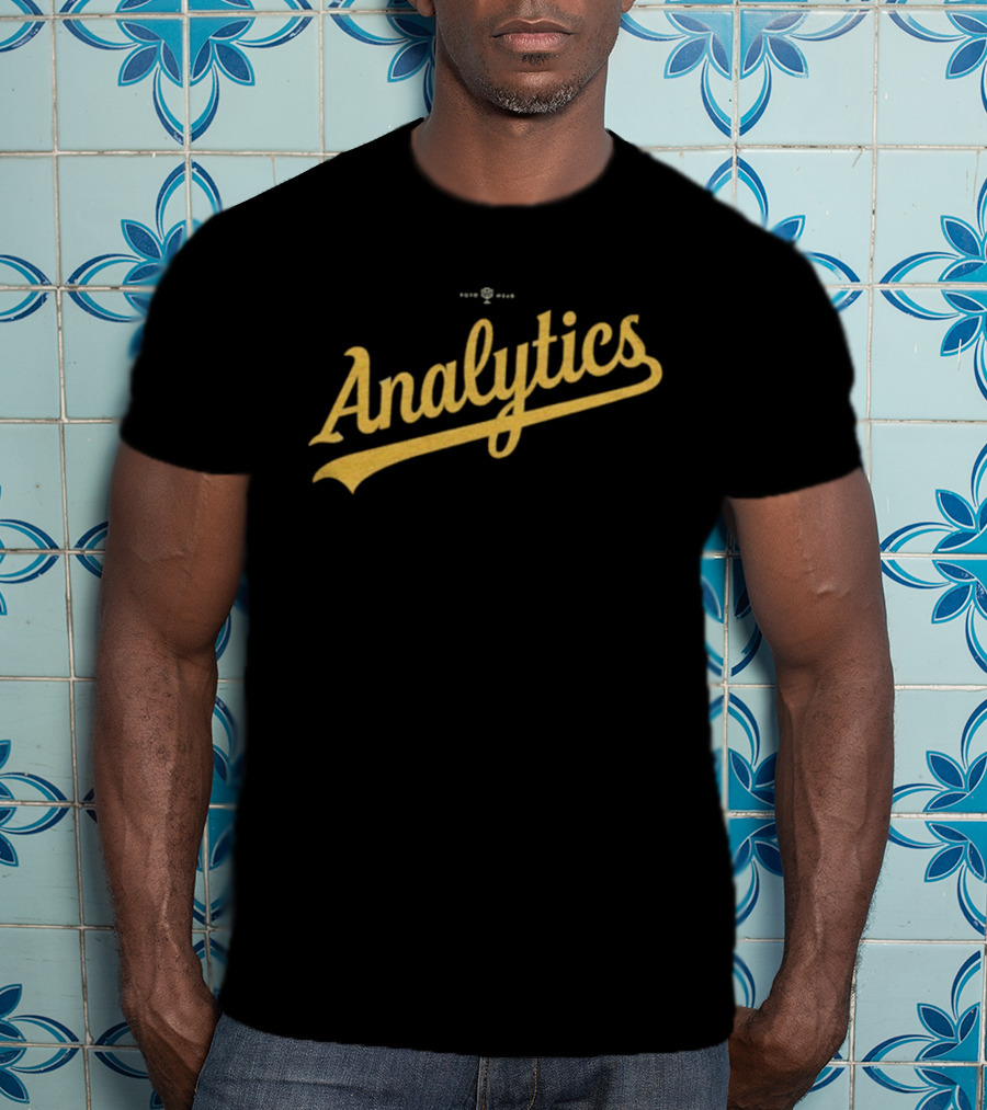 Oakland Athletics Analytics Script Retro Style T-Shirt